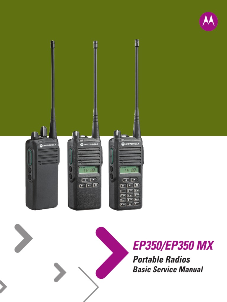 EP350 and EP350 MX LACR Portable Basic Service Manual | PDF | Copyright ...
