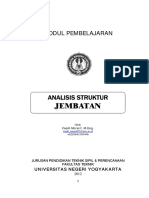 Modul Pembelajaran Analisis Struktur Jembatan PDF