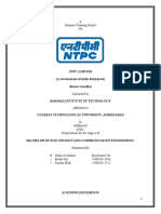 NTPC Training Report