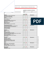 Check list manutenção veículo