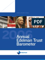 Annual Edelman Trust Barometer 2006