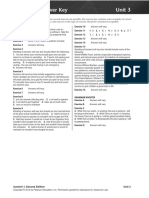 Workbook Answer Key Unit 3: Summit 1, Second Edition