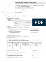 Income Declaration Scheme Rules, 2016: Form 1