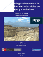 Boletin 22B Estudio Geológico Económico de Rocas y Minerales Industriales de Arequipa y Alrededores PDF
