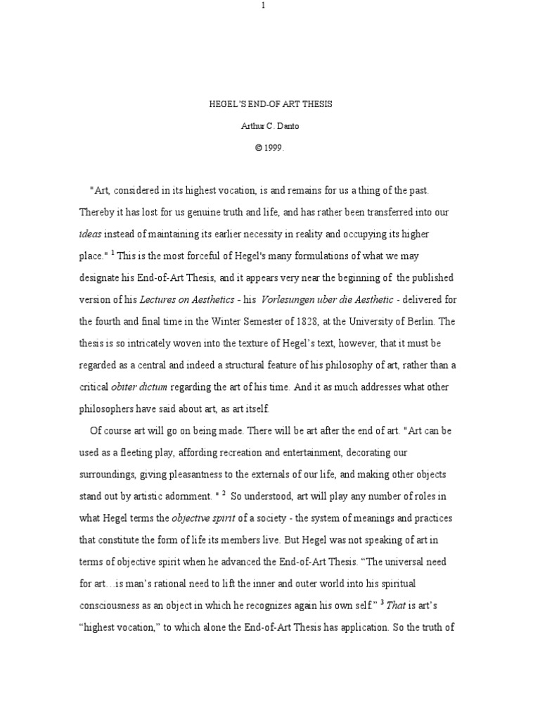 Hegel philosophy summary picture