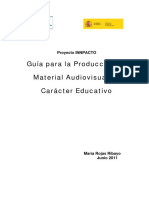 Gu A para La Producci N de Material Audiovisual Educativo.