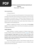 Pakistans Nuclear Diplomacy 21 Jul 2016 as Delivered
