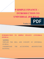 Sap Simple Finance - Universal Journal