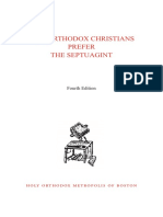 Why The Orthodox Prefer The Septuagint