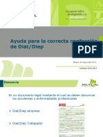 Ayuda para La Correcta Confeccion de DIAT DIEP PDF