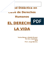 2014. Secuencia de Unidad Didáctica en Clave de Derechos Humanos