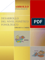 Desarrollo Fonol Oacute Gico PDF