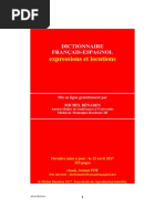 Dictionnaire Francais Espagnol | PDF | Dictionnaire