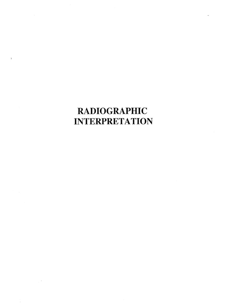 CSWIP 3 2 Course Material For Radiographic Interpretation PDF PDF