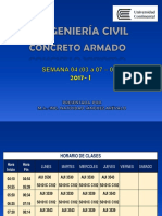 Diapositiva de Concreto Armado Semana (04/15)