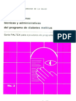 Manual de Normas Tecnicas y Administrativas Del Programa de Diabetes Mellitus