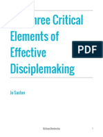 3 Critical Elements of Effective Disciplemaking Jo Saxton