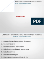 Transporte II - Ferrovias - Aula 7 -  Elementos da via permanente - SUPER ESTRUTURA -  jan. 2017.pdf