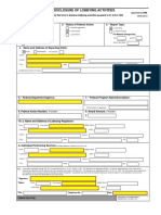 Disclosure of Lobbying Activities: Complete This Form To Disclose Lobbying Activities Pursuant To 31 U.S.C.1352