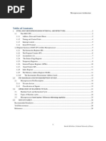 Microprocessor Architecture