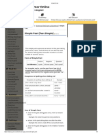 English Grammar Online: Simple Past (Past Simple)