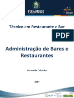 Caderno Administrao de Bares e Restaurantes