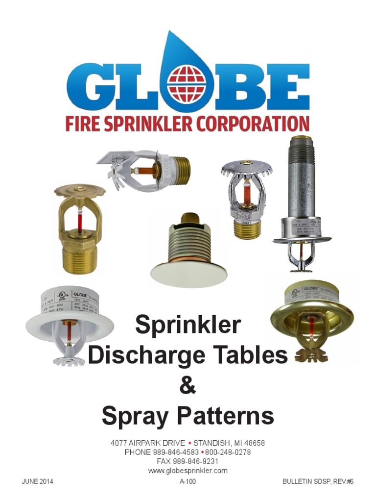 A 100 Sprinkler Spray Patterns PDF Download Free PDF Construction
