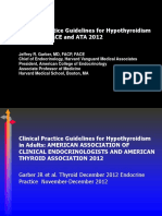 AACE and ATA 2012 Clinical Practice Guidelines for Hypothyroidism