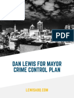 Dan Lewis Crime Plan