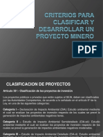 Criterios para Clasificar y Desarrollar Un Proyecto Minero 33082