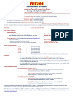 Information Booklet: Rajasthan Talent Recognition Exam