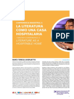 Andruetto - La Literatura Como Una Casa Hospitalaria