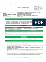 Manual Funciones Administrador Redes Telecomunicaciones PDF