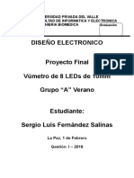 Informe Proyecto Dieño Electronico Vumetro
