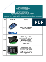 Lista de Prodctos