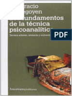 Etchegoyen, Horacio - Los Fundamentos de La Tecnica Psicoanalitica PDF