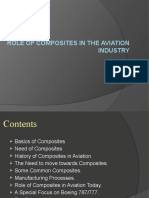 Role of Composites in The Aviation Industry
