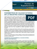 Parámetros de Calidad Externa en La Industria Agroalimentaria PDF