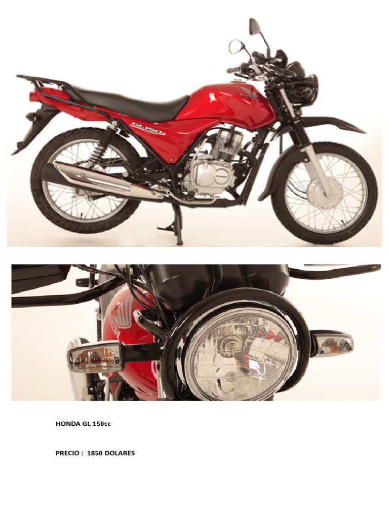 Precio y detalles de Honda GL 150 | PDF