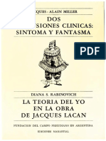 Miller, J-A (2007) Dos Dimensiones Clínicas, Sintoma y Fantasma PDF