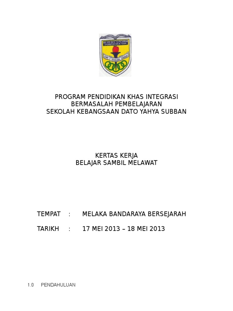 Program Pendidikan Khas Integrasi | PDF | Karier & Perkembangan