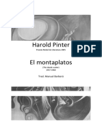 El Montaplatos - Harold Pinter