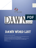 Dawn Word List PDF