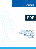 Preguntas Analizadas Matematicas Saber 5 PDF