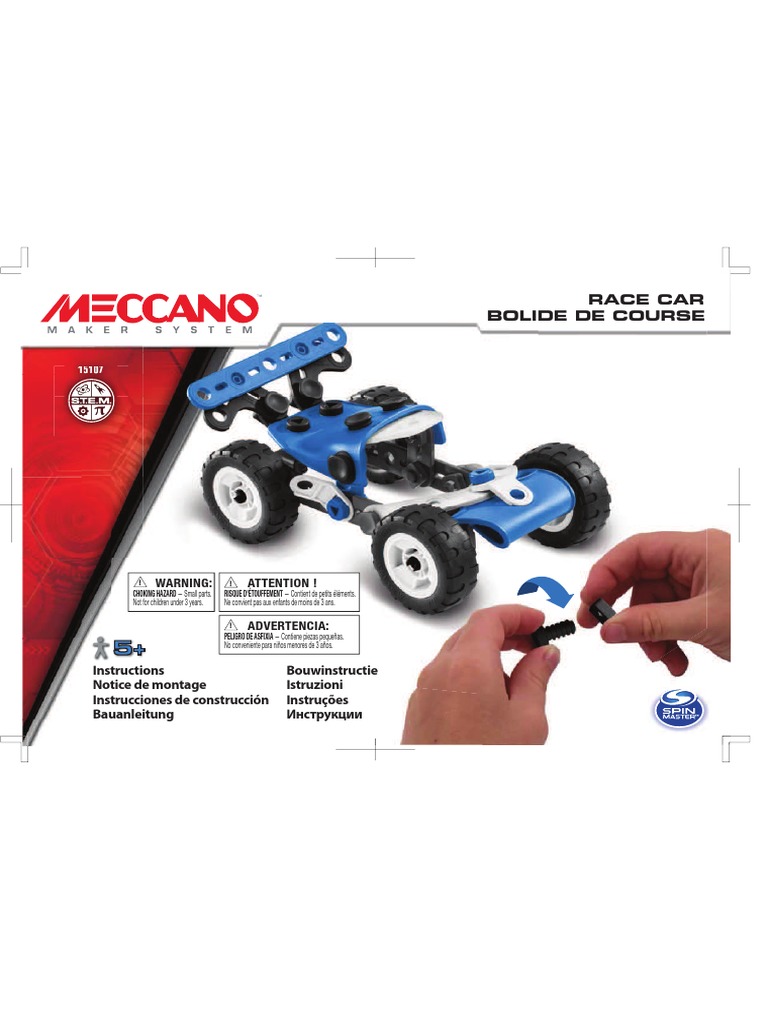 Meccano Race Car Manual | Transport | Railway