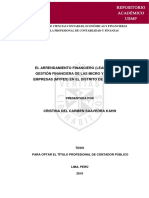 2.a-el Arrendamiento Financiero (Leasing) en La Gestión Financiera de Las Micro y Pequeñas Empresas (Mypes) en El Distrito de La Victoria