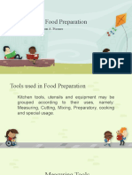 Tools Used in Food Preparation