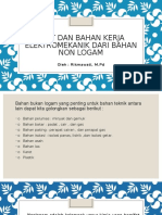 Alat Dan Bahan Kerja Elektromekanik Dari Bahan Non