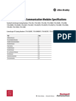 1756 ControlLogix Communication Modules Specifications