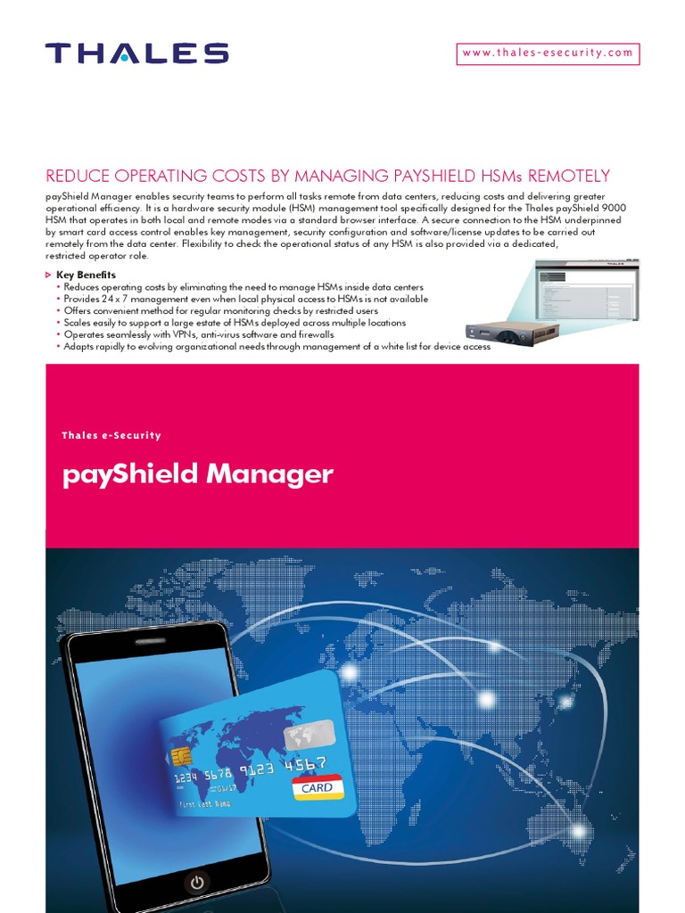 Thales PayShield 9000 | PDF | Smart Card | Command Line Interface